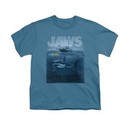 Jaws Shirt Kids Fishing Slate T-Shirt