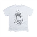 Jaws Shirt Kids Locals Only White T-Shirt