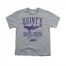 Jaws Shirt Kids Quint's Athletic Heather T-Shirt