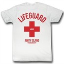 Jaws Shirt Lifeguard Adult White Tee T-Shirt