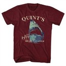 Jaws Shirt Shark Charter Maroon T-Shirt
