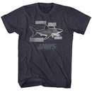 Jaws Shirt Shark Facts Charcoal Heather T-Shirt