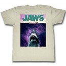 Jaws Shirt Shark Movie Poster Natural T-Shirt