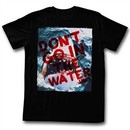 Jaws Shirt Shark Out Of Water Black T-Shirt
