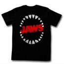 Jaws Shirt Shark Teeth Black T-Shirt