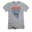 Jaws Shirt Slim Fit Comic Splash Athletic Heather T-Shirt