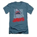 Jaws Shirt Slim Fit From The Depths Slate T-Shirt