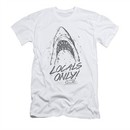Jaws Shirt Slim Fit Locals Only White T-Shirt