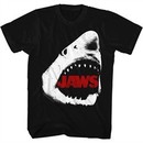 Jaws Shirt White Shark Black T-Shirt