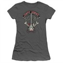 Jeff Beck Juniors Shirt Beckabilly Guitar Charcoal T-Shirt