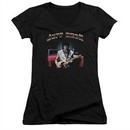 Jeff Beck Juniors V Neck Shirt Hotrod Black T-Shirt
