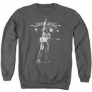 Jeff Beck Sweatshirt Guitar God Adult Charcoal Sweat Shirt