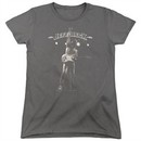 Jeff Beck Womens Shirt Guitar God Charcoal T-Shirt