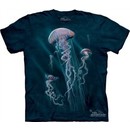 Jellyfish Shirt Tie Dye Aquatic Fish Adult T-shirt Tee