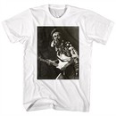 Jimi Hendrix Shirt Guitar White T-Shirt