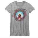 Jimi Hendrix Shirt Juniors Illumined Athletic Heather T-Shirt