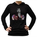 Jimi Hendrix Shirt Lightweight Hoodie Tribute Black Hoody
