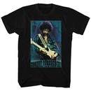 Jimi Hendrix Shirt Sunset Terrace Black T-Shirt