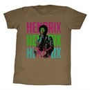 Jimi Hendrix Shirt The Colors Brown Heather T-Shirt
