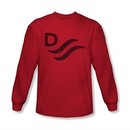 John Wayne Shirt Red River D Long Sleeve Red Tee T-Shirt