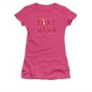 Johnny Bravo Shirt Juniors Foxy Mama White Tee T-Shirt