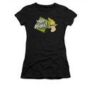 Johnny Bravo Shirt Juniors Oohh Mama Black Tee T-Shirt