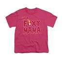 Johnny Bravo Shirt Kids Foxy Mama White Youth Tee T-Shirt