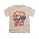 Johnny Bravo Shirt Kids Wants Me Cream Youth Tee T-Shirt