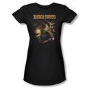 Judge Dredd Shirt Juniors Punch Blast Black T-Shirt