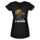 Judge Dredd Shirt Juniors V Neck Bike Black T-Shirt
