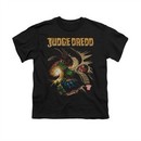 Judge Dredd Shirt Kids Punch Blast Black T-Shirt