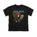 Judge Dredd Shirt Kids Snarl Black T-Shirt