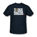 Judge Dredd Shirt Logo Navy T-Shirt