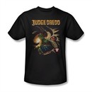 Judge Dredd Shirt Punch Blast Black T-Shirt