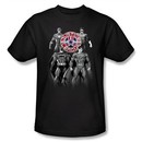 Justice League Kids T-shirt Shades Of Gray Youth Black Tee Shirt