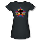 Justice League Juniors T-shirt Superheroes Stand Tall Charcoal Shirt