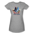 Justice League Juniors T-shirt Team Power Heather Gray Tee Shirt
