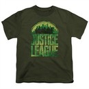 Justice League Movie Kids Shirt Kryptonite Military T-Shirt