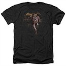 Justice League Movie Shirt Caped Crusader Heather Black T-Shirt