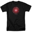 Justice League Movie Shirt Cyborg Logo Black T-Shirt