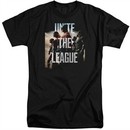 Justice League Movie Shirt Dawn Unite the League Black Tall T-Shirt
