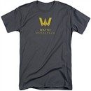 Justice League Movie Shirt Wayne Aerospace Charcoal Tall T-Shirt