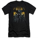 Justice League Movie Slim Fit Shirt Stand Up To Evil Black T-Shirt