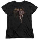Justice League Movie Womens Shirt Caped Crusader Black T-Shirt