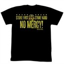 Karate Kid Shirt No Mercy Cobra Adult Black Tee T-Shirt