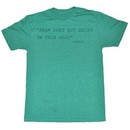 Karate Kid T-Shirt Movie Fear This Adult Green Heather Tee Shirt