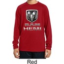 Kids Dodge Shirt Ram Hemi Logo Dry Wicking Long Sleeve Tee T-Shirt