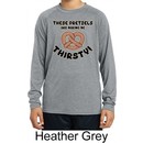 Kids Funny Thirsty Pretzels Dry Wicking Long Sleeve Tee T-Shirt