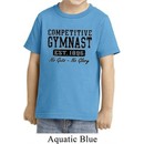 Kids Gymnastics Shirt Competitive Gymnast Toddler Tee T-Shirt