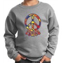 Kids Peace Sweatshirt Funky Peace Sweat Shirt